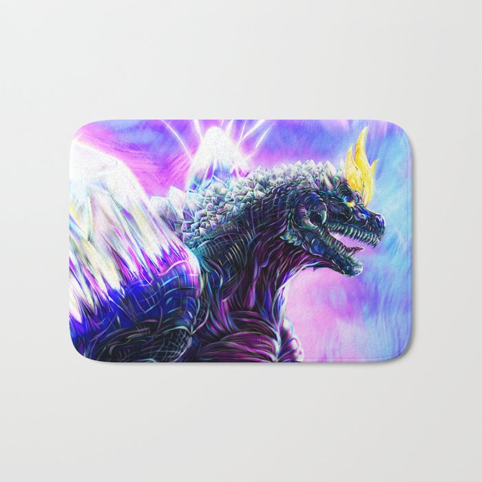 Spacegodzilla Bath Mat Gallery Image 1