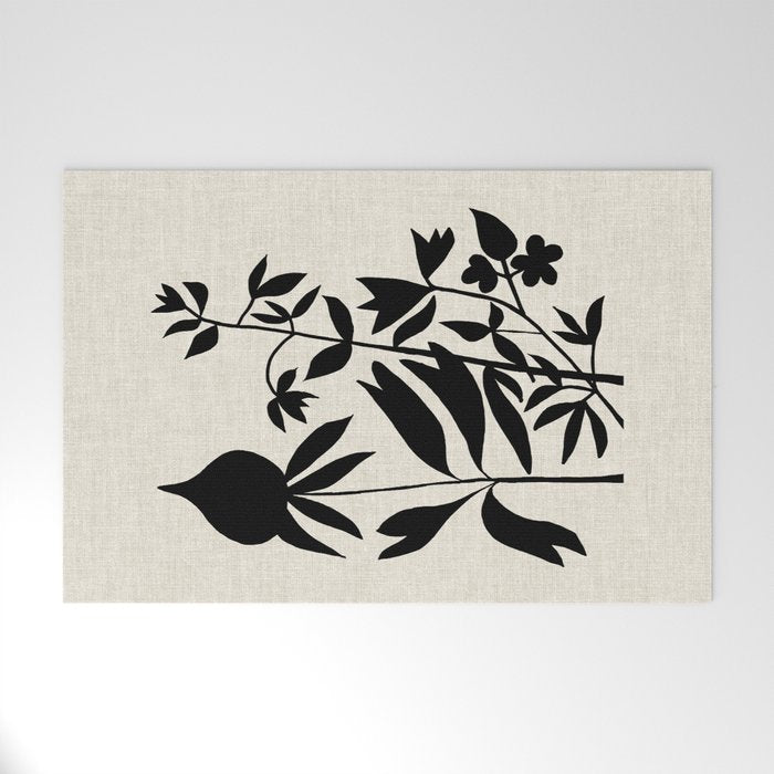 Poppy Bouquet Welcome Mat Gallery Image 1