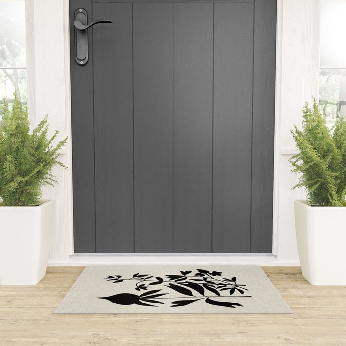 Poppy Bouquet Welcome Mat Gallery Image 3