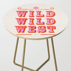 Wild Wild West Cowboy Typography Side Table Gallery Image 2