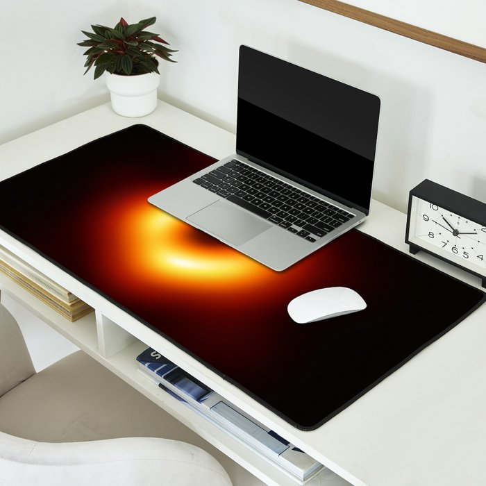 BLACK HOLE - First-Ever Image of a Black Hole Desk Mat Gallery Image 2
