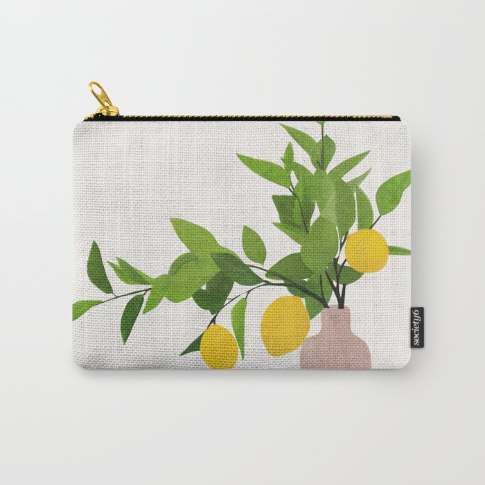 Lemon Branches III Carry All Pouch Gallery Image 1