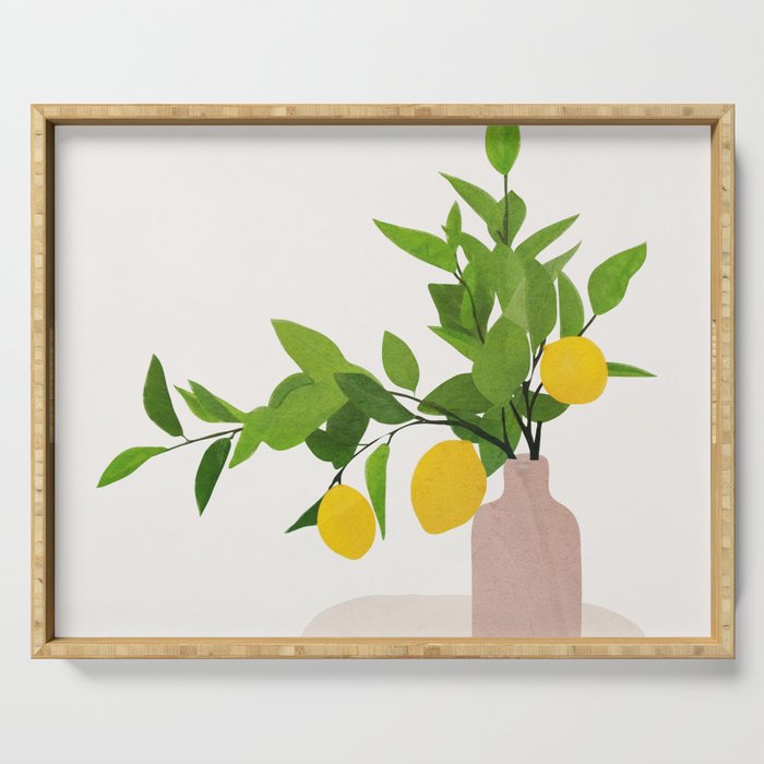 Lemon Branches III Serving Tray Gallery Image 1