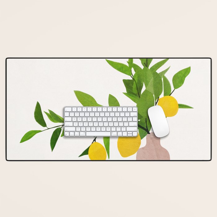 Lemon Branches III Desk Mat Gallery Image 1