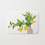 Lemon Branches III Bath Mat Gallery Image 1