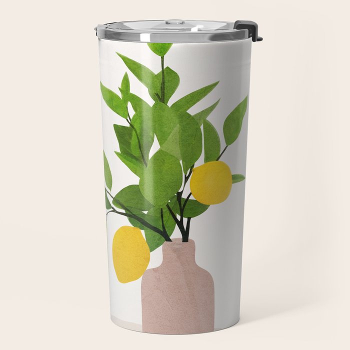 Lemon Branches III Travel Mug Gallery Image 2