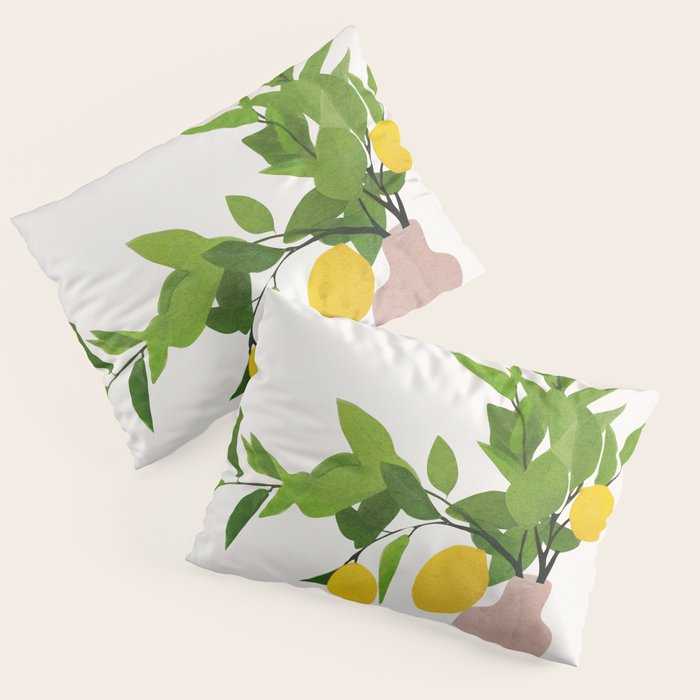 Lemon Branches III Pillow Sham Gallery Image 3