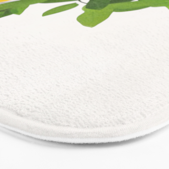 Lemon Branches III Bath Mat Gallery Image 3