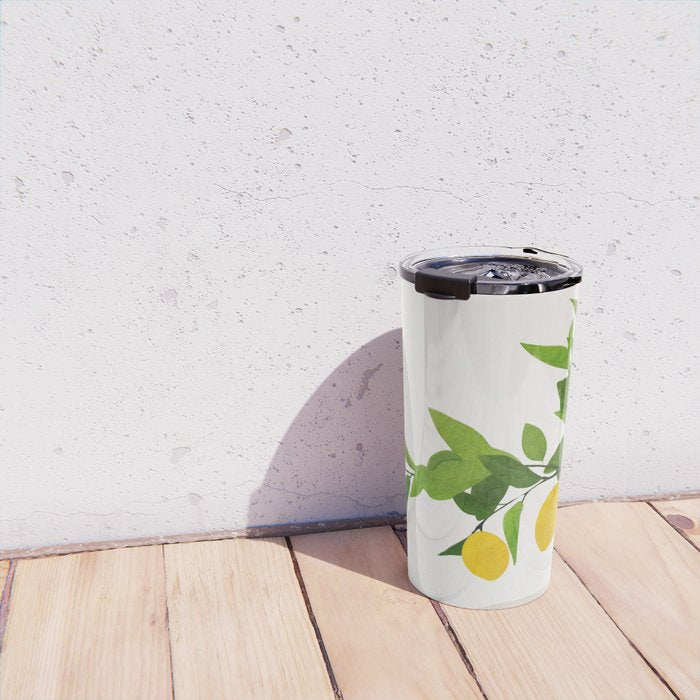 Lemon Branches III Travel Mug Gallery Image 4