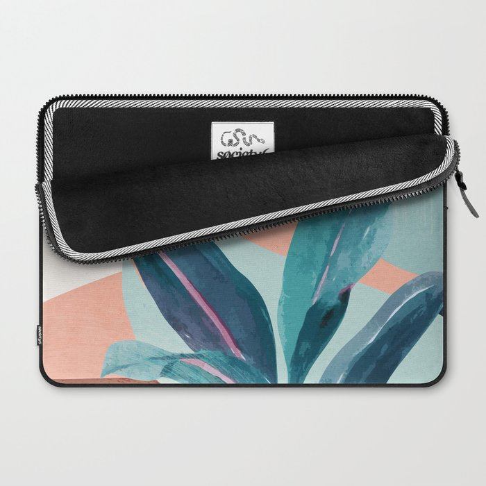 Abstract Art Tropical Leaves 15 Laptop Sleeve Gallery Image 2