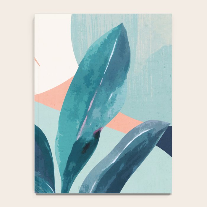 Abstract Art Tropical Leaves 15 Notebook Gallery Image 4