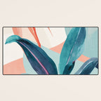 Abstract Art Tropical Leaves 15 Desk Mat Gallery Image 3