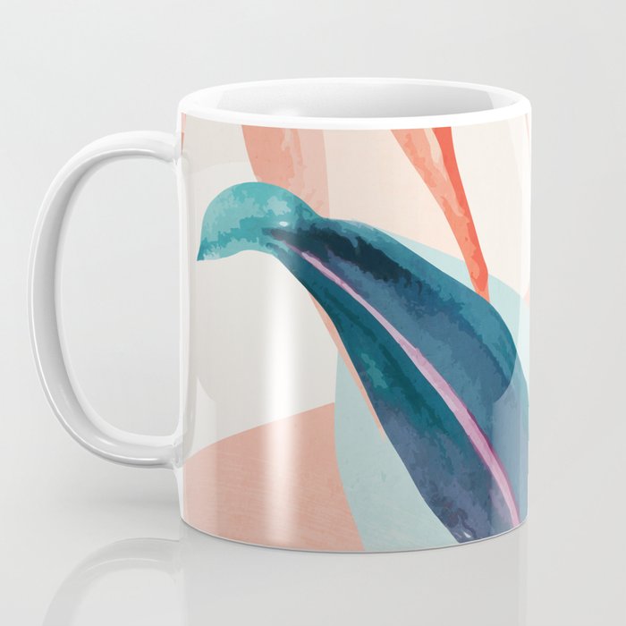 Abstract Art Tropical Leaves 15 Coffee Mug Gallery Image 3