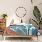 Abstract Art Tropical Leaves 15 Comforter Gallery Image 3