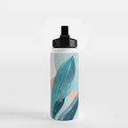 Abstract Art Tropical Leaves 15 Water Bottle Gallery Image 2