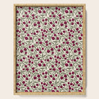 Modern Pomegranate for Rosh Hashanah Red and Green Serving Tray Gallery Image 1