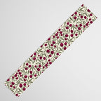 Modern Pomegranate for Rosh Hashanah Red and Green Table Runner Gallery Image 3