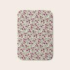 Modern Pomegranate for Rosh Hashanah Red and Green Bath Mat Gallery Image 1
