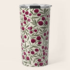Modern Pomegranate for Rosh Hashanah Red and Green Travel Mug Gallery Image 1