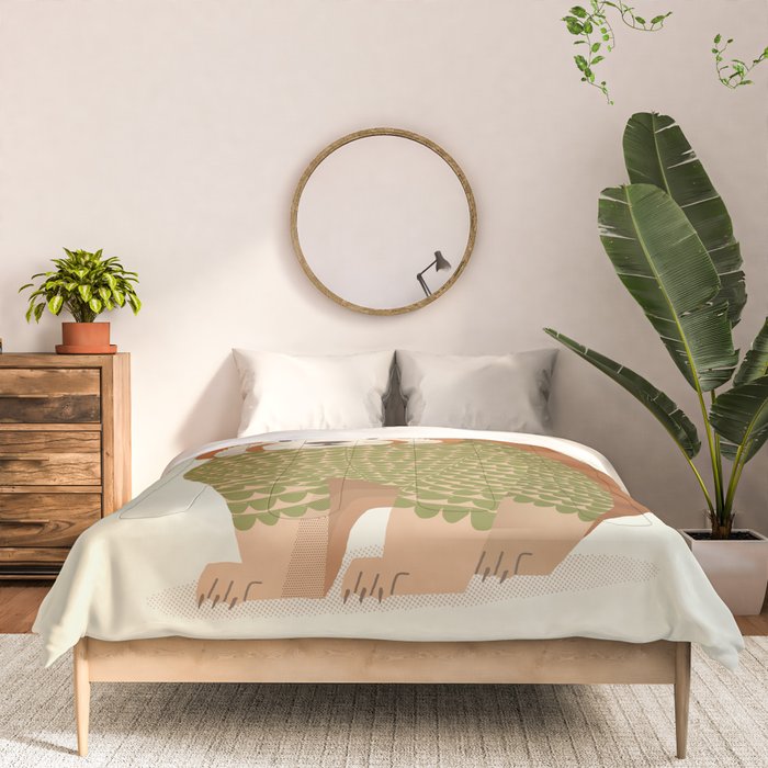 Whimsical Red Panda Comforter Gallery Image 3