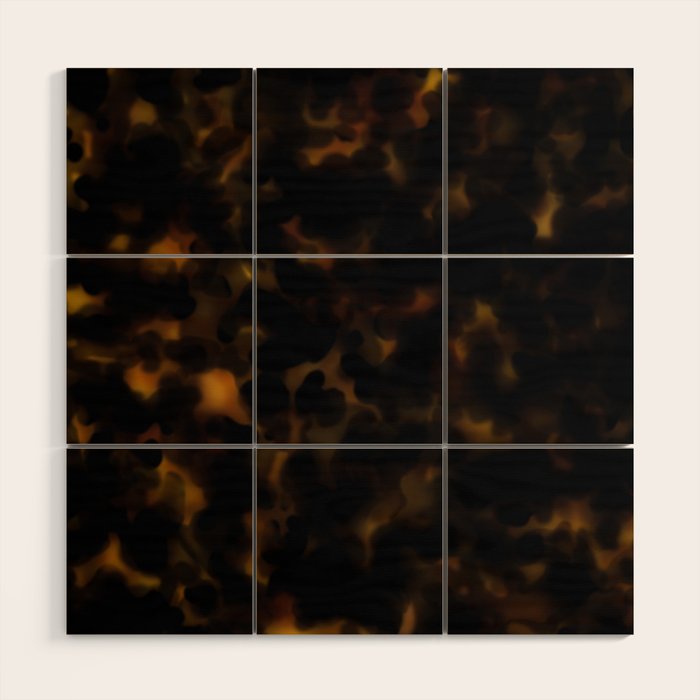 Dark Tortoiseshell  Wood Wall Art Gallery Image 1