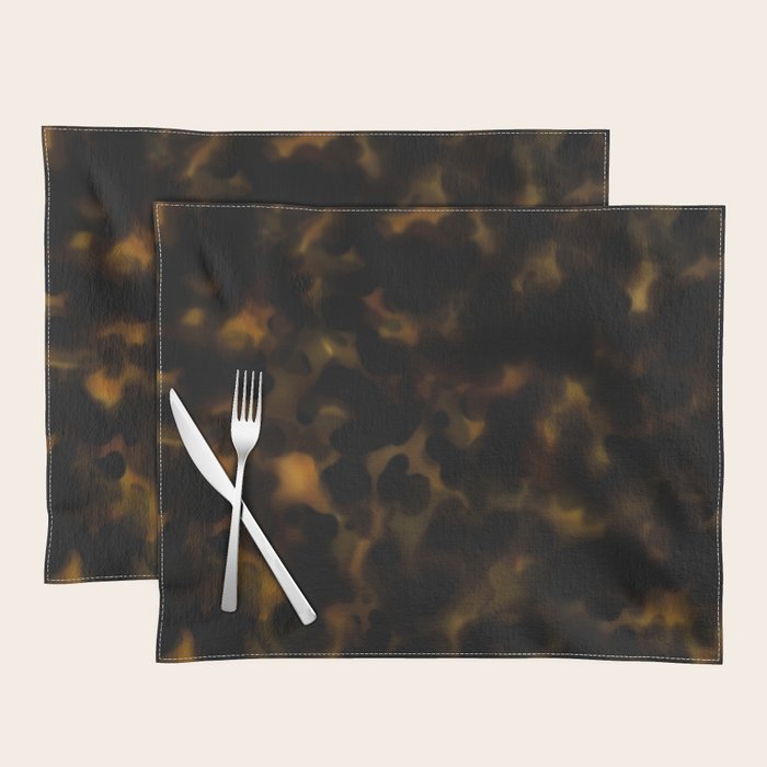 Dark Tortoiseshell  Placemat Gallery Image 1