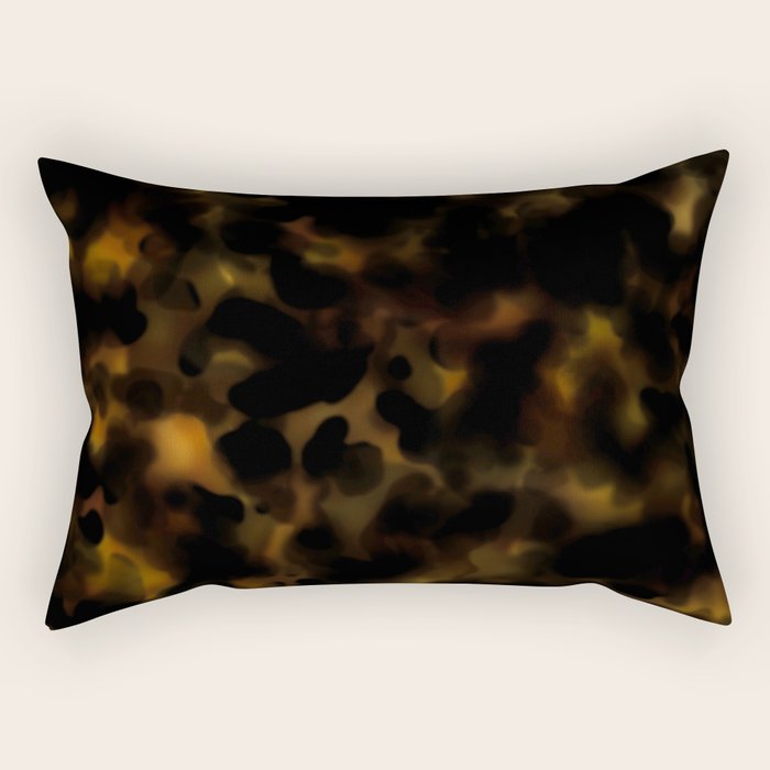Dark Tortoiseshell  Rectangular Pillow Gallery Image 1