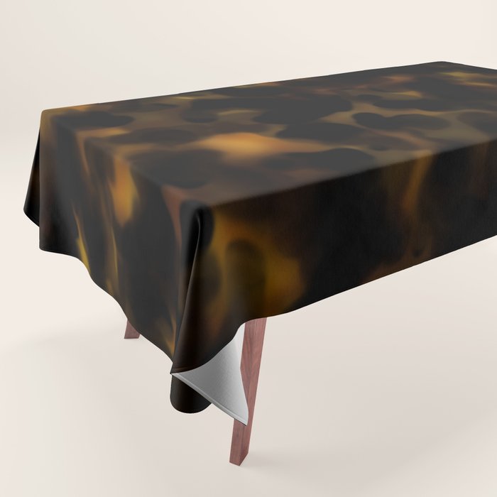 Dark Tortoiseshell  Tablecloth Gallery Image 1
