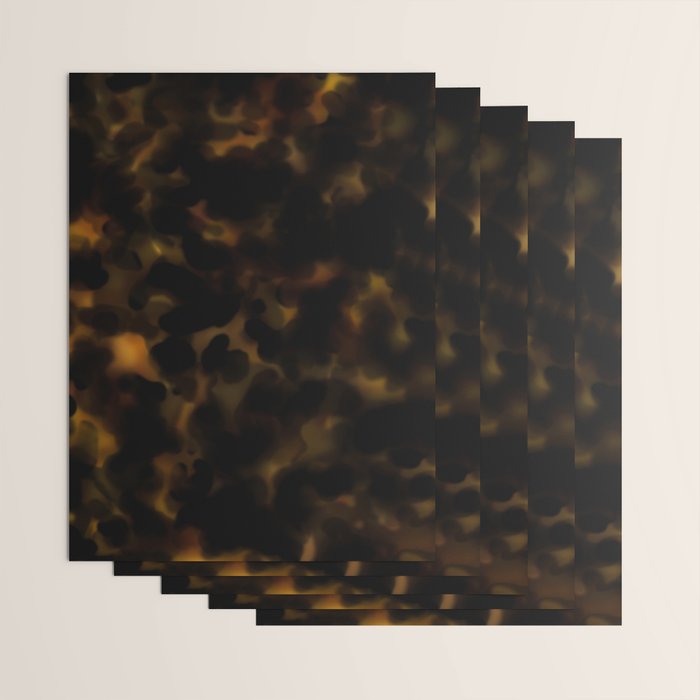 Dark Tortoiseshell  Wrapping Paper Gallery Image 3