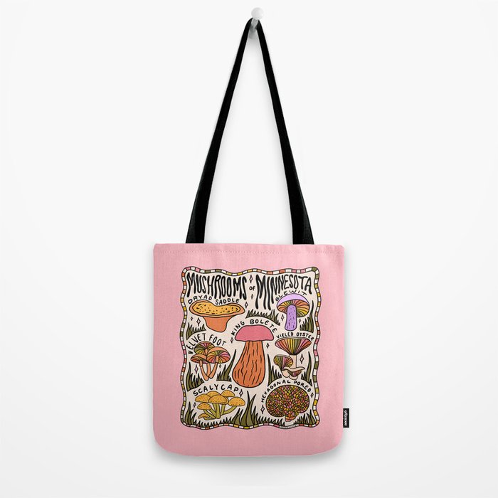 Mushrooms of Minnesota Tote Bag Gallery Image 2