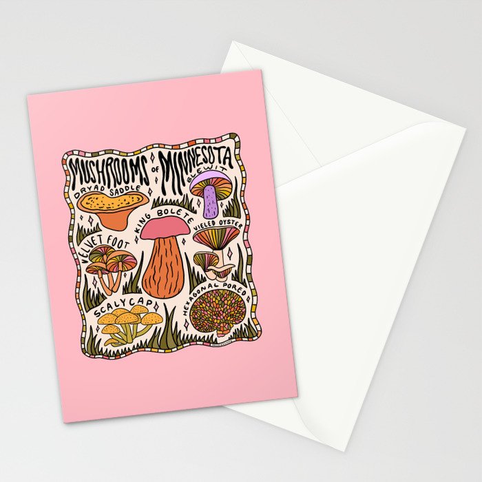 Mushrooms of Minnesota Stationery Card Gallery Image 2