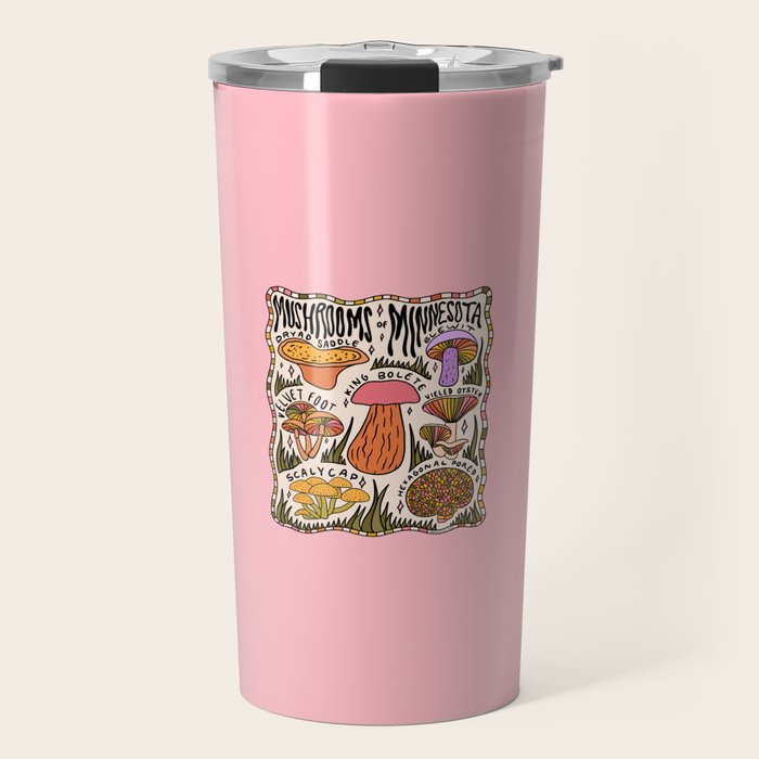 Mushrooms of Minnesota Travel Mug Gallery Image 1