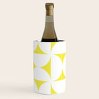 Bold Minimalism CLXXVIII White and Bright Yellow  Wine Chiller Gallery Image 3