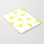 Bold Minimalism CLXXVIII White and Bright Yellow  Notebook Gallery Image 2