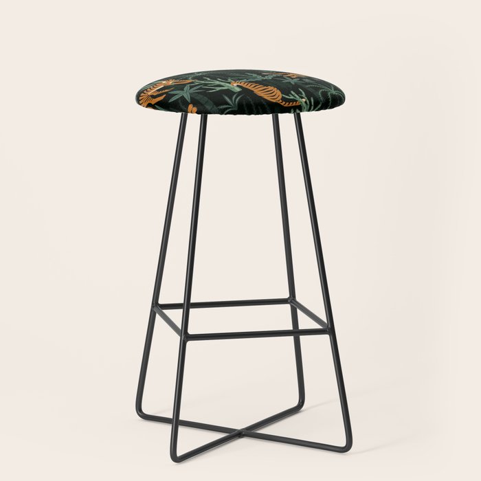 Evening Prowl, Tiger Prints Stool Gallery Image 1