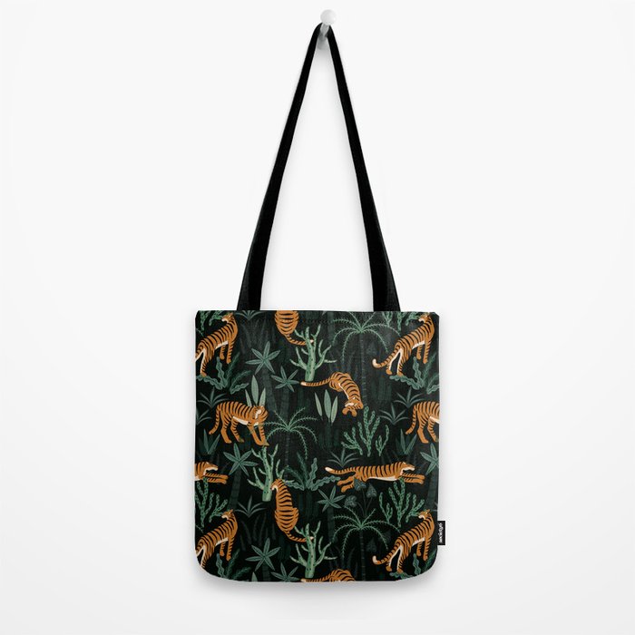 Evening Prowl, Tiger Prints Tote Bag Gallery Image 2