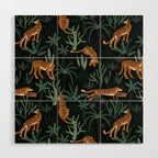 Evening Prowl, Tiger Prints Wood Wall Art Gallery Image 1