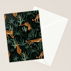 Evening Prowl, Tiger Prints Stationery Card Gallery Image 2