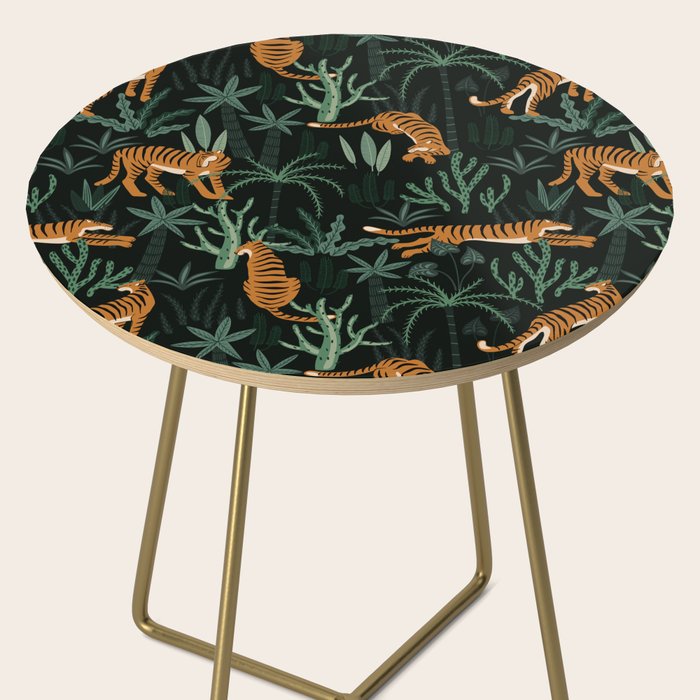 Evening Prowl, Tiger Prints Side Table Gallery Image 2