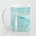 Abstract Turquoise Art Print By LandSartprints Coffee Mug Gallery Image 3