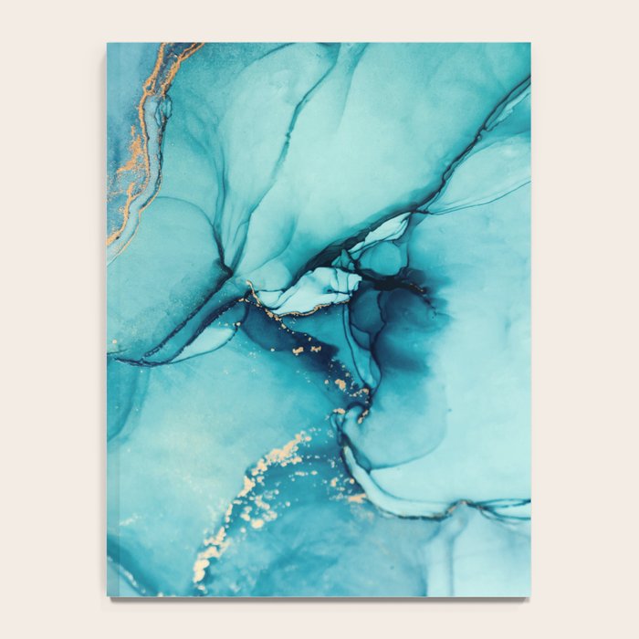 Abstract Turquoise Art Print By LandSartprints Notebook Gallery Image 4
