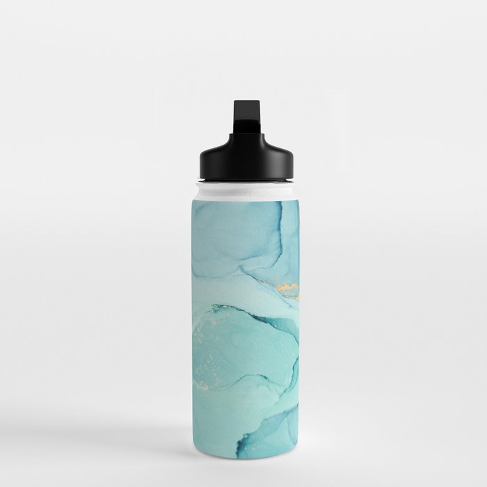 Abstract Turquoise Art Print By LandSartprints Water Bottle Gallery Image 3