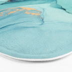Abstract Turquoise Art Print By LandSartprints Bath Mat Gallery Image 3