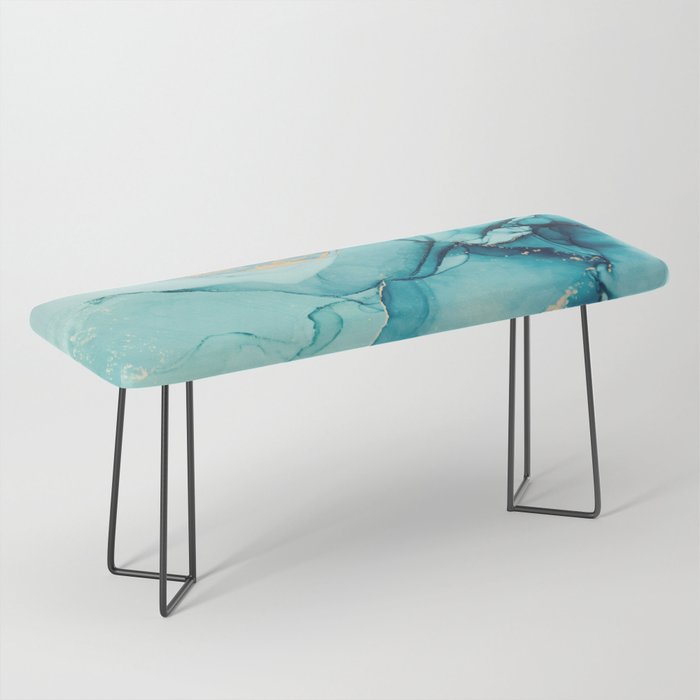 Abstract Turquoise Art Print By LandSartprints Bench Gallery Image 1