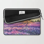 Provence Lavender Field at Sunset Laptop Sleeve Gallery Image 2
