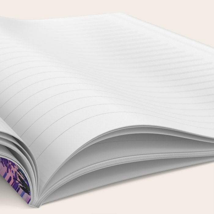 Provence Lavender Field at Sunset Notebook Gallery Image 2