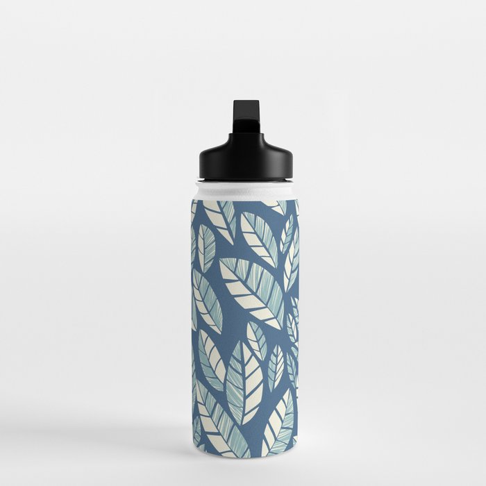 Wildlife Safari Laeves blue Water Bottle Gallery Image 3