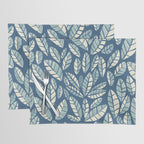 Wildlife Safari Laeves blue Placemat Gallery Image 1