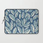 Wildlife Safari Laeves blue Laptop Sleeve Gallery Image 1