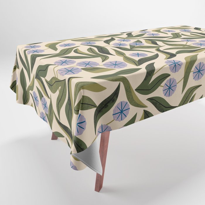 Periwinkle Plant Tablecloth Gallery Image 1